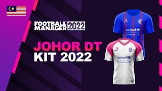 FM22: Johor Darul Takzim 2D Kits | Football Manager Malaysia 2022 screenshot 5