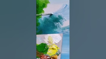 Hướng dẫn chấm vẽ lá cây bằng sơn màu Acrylic