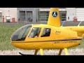 【ヘリコプター】 Robinson R44 JA010P （温知会）の離着陸・東京ヘリポート   4K