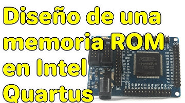 Diseño de una memoria ROM en VHDL usando Intel Quartus Prime