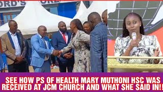 WAOH!! PS WA HEALTH MARY MUTHONI GUCERA JCM NA KWAMUKIRWO NA NJIRA NENE NA REV BEN,SEE HER SPEECH