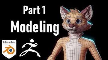 Fox Character || Part 1 - Modeling and sculpting in Blender and Zbrush