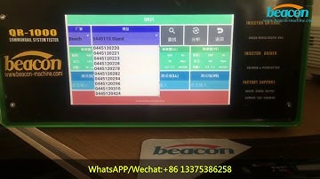 QR 1000 common rail system coding function tester with BOSCH DENSO DELPHI SIEMENS injector data