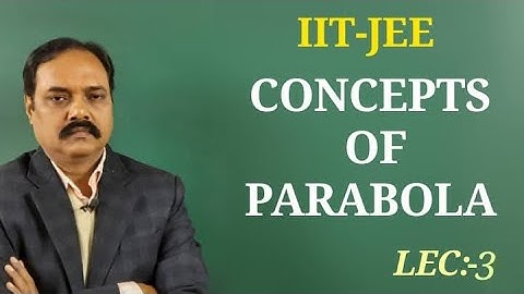Concepts of Parabola (3) -- VIKAS RAHI