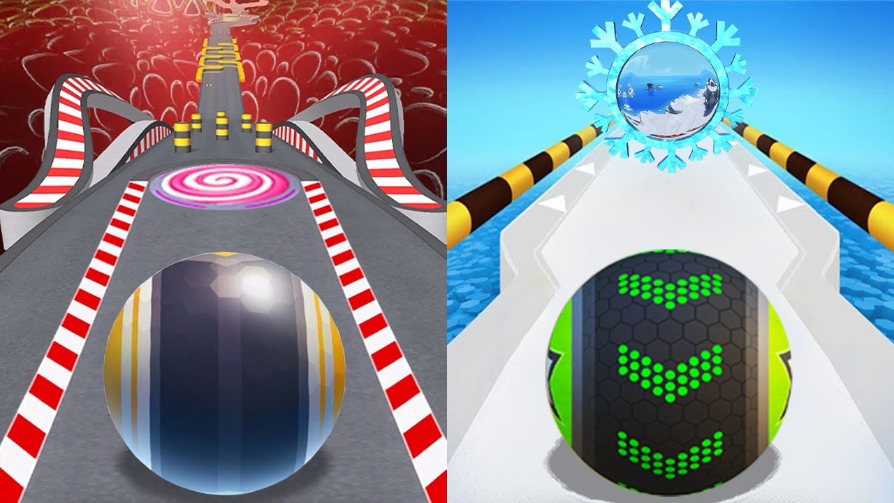 🌈 Going Balls VS Action Balls, Temple Rolling Balls, Rolling Ball Sky Escape, GyroSphere Trials