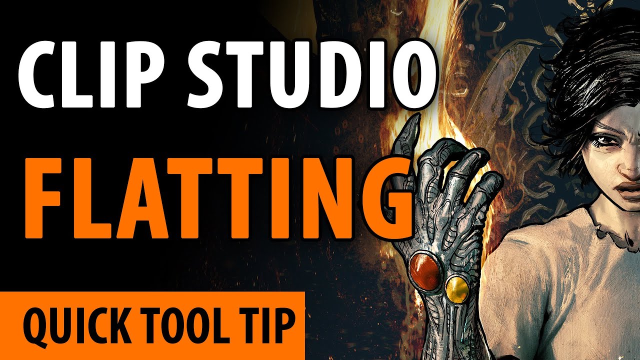 Digital Tool Tips: Clip Studio Paint Flatting - YouTube