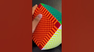 Checkerboard Pattern on 100x100 Rubik