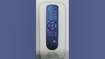 GOLD STAR TV REMOTE ALL#shorts