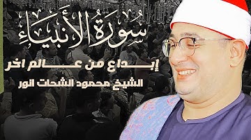 ابــداع مـن عــالم اخـر 🩵 من قارئ العالم الاول الشيخ #محمود_الشحات يتلو ماتيسر من سورة الانبياء