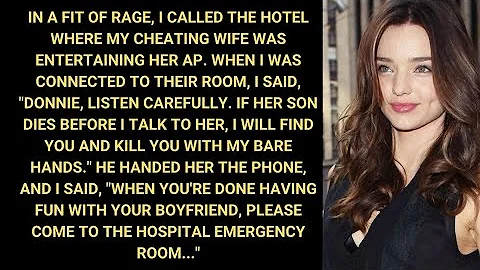 In A Fit Of Rage, I Called The Hotel Where My Cheating Wife Was Entertaining Her AP...