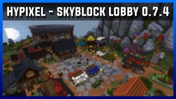 HyPixel - SkyBlock Lobby Map | DOWNLOAD