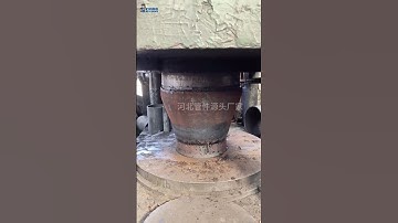 The video shows the process of Metleader producing reducers    #fittings #metleader #reducers