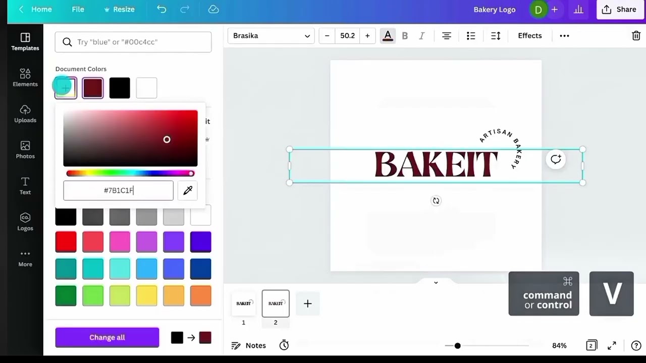 How to design a professional logo for your brand with canva — Step by step tutorial (1)