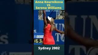 Anna Kournikova vs Serena Williams   Sydney 2002 #Shorts #Shorts Feed #Youtube Shorts