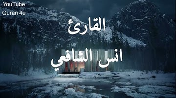 لن تستطيع تملك دموعك من جمال صوته تلاوة تنسيك هموم الدنيا  القارئ  انس الشافعي