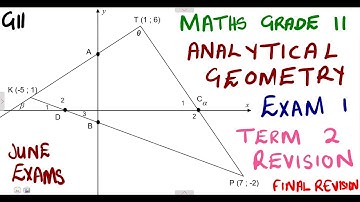 Mathematics Grade 11 Analytical Geometry Exam 1 @mathszoneafricanmotives  @mathwithlightone