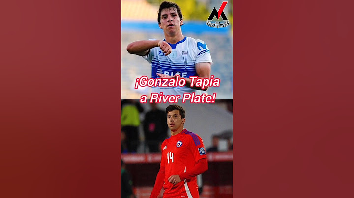 🚨¡Gonzalo Tapia nuevo refuerzo de River Plate!