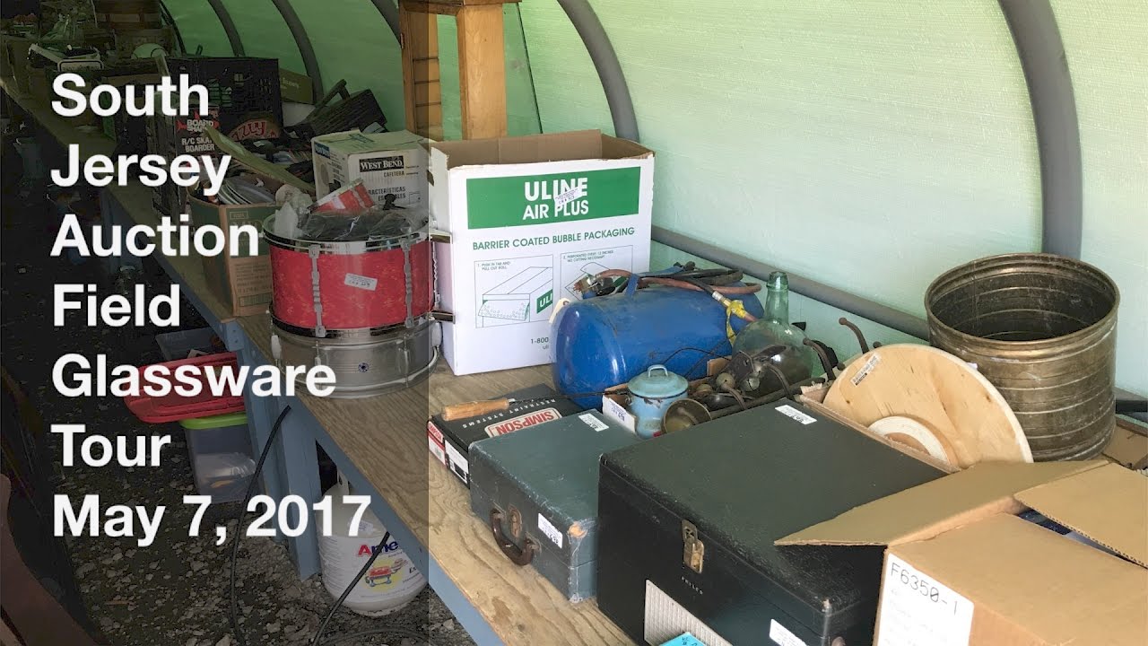 May 7, 2017 Outside Field Glassware Section Tour South Jersey Auction