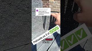 Palisada łupana #diy #construction #concrete #viral #dc #foryou #viralvideo #youtubeshorts #youtube
