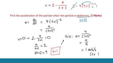 HSC Mathematics | Motion