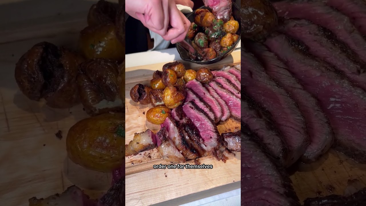 Las Vegas Massive Dry Aged Swingin Tomakawk Ribeye Venetian Hotel Smith & Wollensky Steakhouse Steak