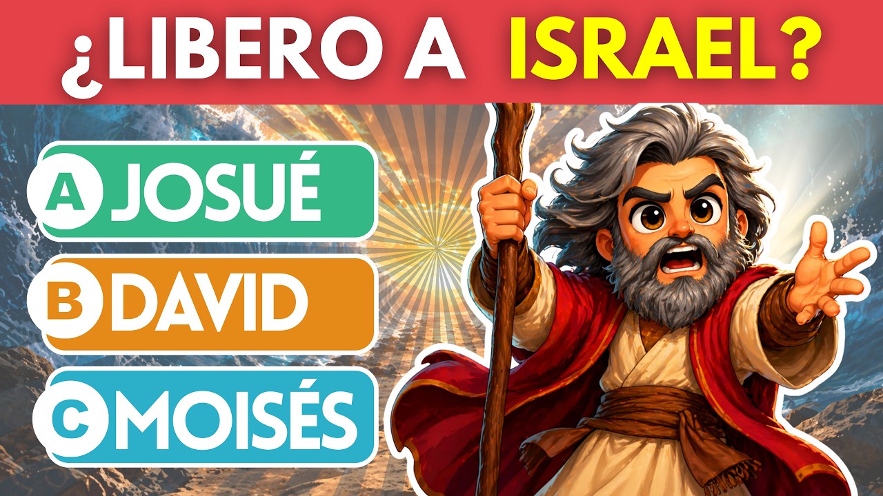 Quiz Bíblico de Éxodo🔥 | Preguntas y Respuestas | Trivia Bíblica | Bible Quiz en Español 📖🧠