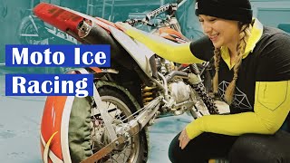 Killer ice racing bike built by female motorcyclist in the ultimate DIY garage | Milwaukee Makers