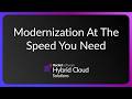 IT Modernization That Moves at the Speed of Business