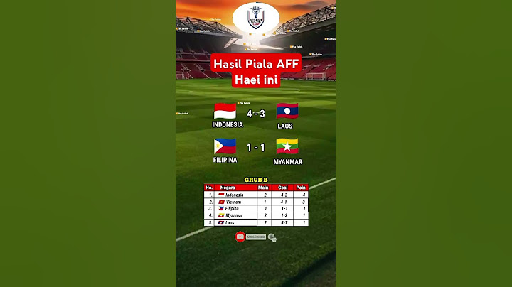 Hasil piala AFF hari ini ~ Indonesia vs Laos #beritatimnas #football #hasiltimnas #hasilbola