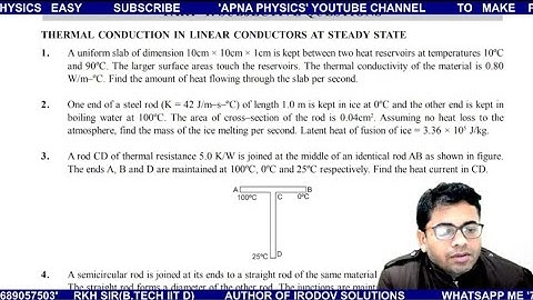 HEAT TRANSFER MAINS MODUE DISCUSSION BY RKH SIR(B.TECH IIT D)