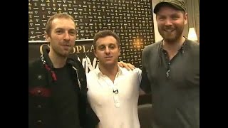 Coldplay interview with Caldeirão do Huck in Brasil 2010