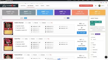 Listing card on peakmonsters with keychain plugin