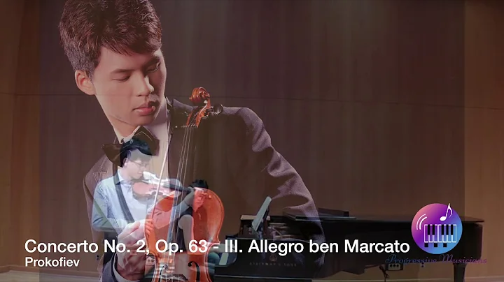 Yu Chia Hsu, violinist; first place in the Profess...