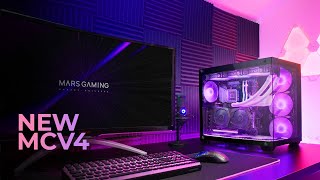 Premium XXL Gaming Tower with Frameless Double Tempered Glass MCV4 | Mars Gaming