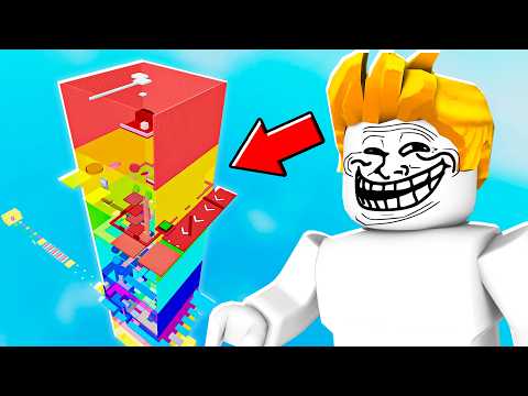 我挑戰了ROBLOX整人跑酷塔...結果！？【Roblox 機械方塊】