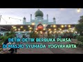 Detikdetik berbuka puasa di masjid syuhada yogyakarta