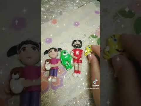 بو من عجينة السيراميك ومعاها كرة البعبع كل الأشكال دى على القناة بتاعتى بالتفصيل