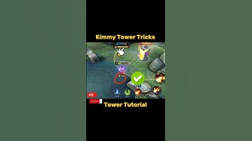 Kimmy Tower Tricks Tutorial Mobile legends #ml2b #kimmy #tutorial #shorts