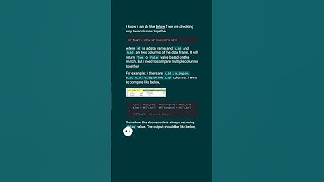 compare multiple column value together using pandas #shorts