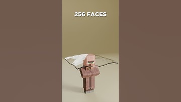 Villager vs 3D Cloth Simulation in Minecraft 😱💥