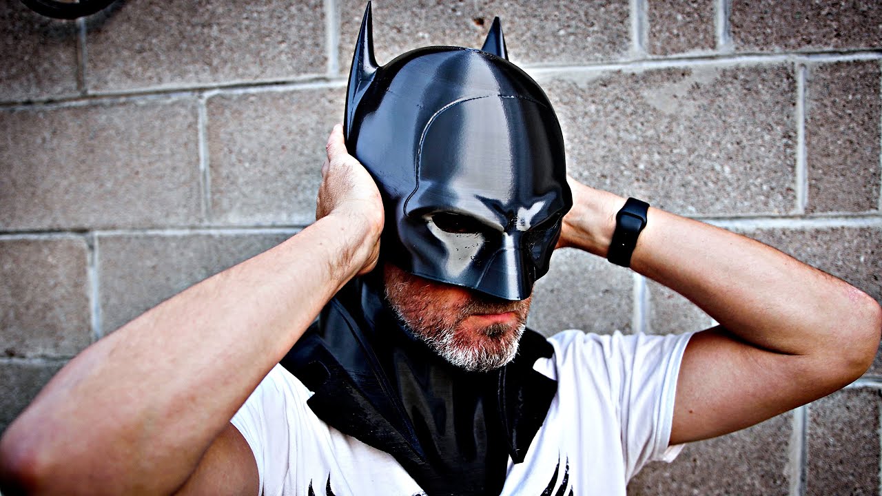 3d printed batman cosplay