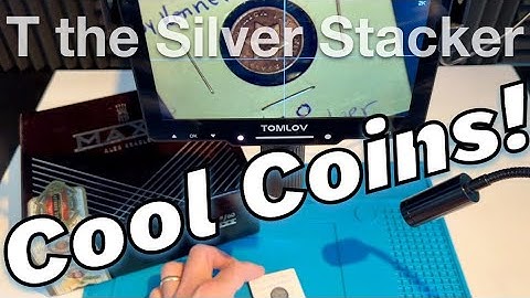 Cool Coins Up Close On The NEW Coin Microscope by TOMLOV