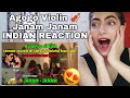 INDIAN REACTION to AGOGO VIOLIN cover JANAM JANAM lagu bollywood dan prank orang Indonesia