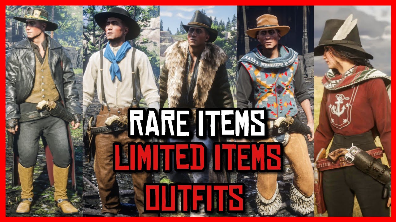 Rarest Outfit Rdo Red Dead Online Limited & Rare Items Outfits - YouTube