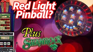 A Pinball Slot Machine with RED LIGHTS  Plus Shamrock Slot Machine LIVE PLAY! At Wendover Nugget