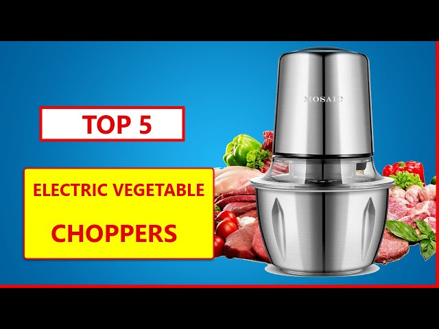 Top 5 best electric vegetable chopper 2023