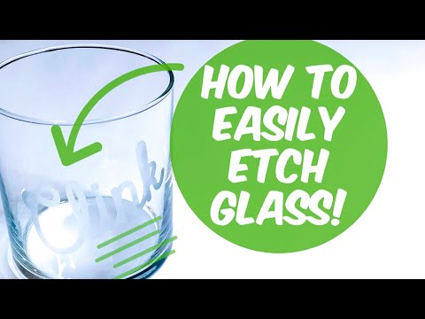 COMO ETCH VIDRO facilmente usando SEU cricut & ETCHING CREME | CRAFTMAS DIA 5!