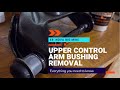 GM 64-72 upper control arm bushing removal. Chevy Nova suspension rebuild