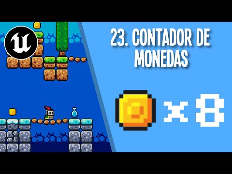 23. Contador de monedas. Plataformas 2D con Unreal Engine 5.
