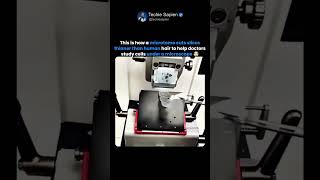 Microtome Machine Cutting Slices Thinner Than Human Hair for Microscopic Analysis 🤯